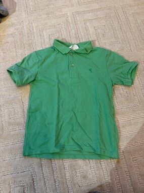 H&M Green Polo Shirt with Embroidered Logo